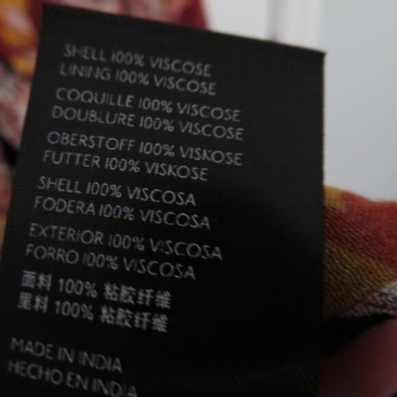 Free People Womens Sz S Cranberry Combo Niya Jacket Duster Floral Long Line - Picture 6 of 6